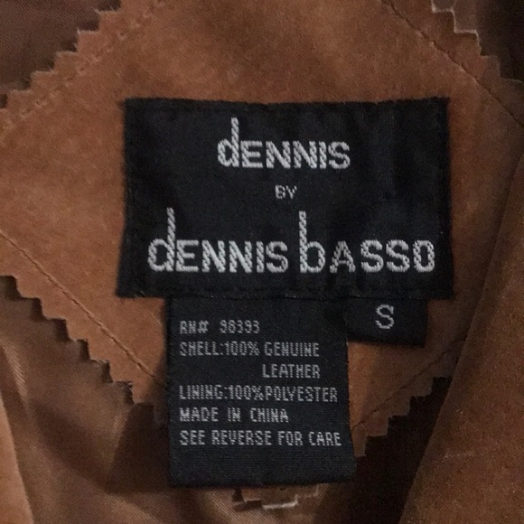 Dennis Basso leather sz S coat/blazer/jacket - Picture 6 of 7